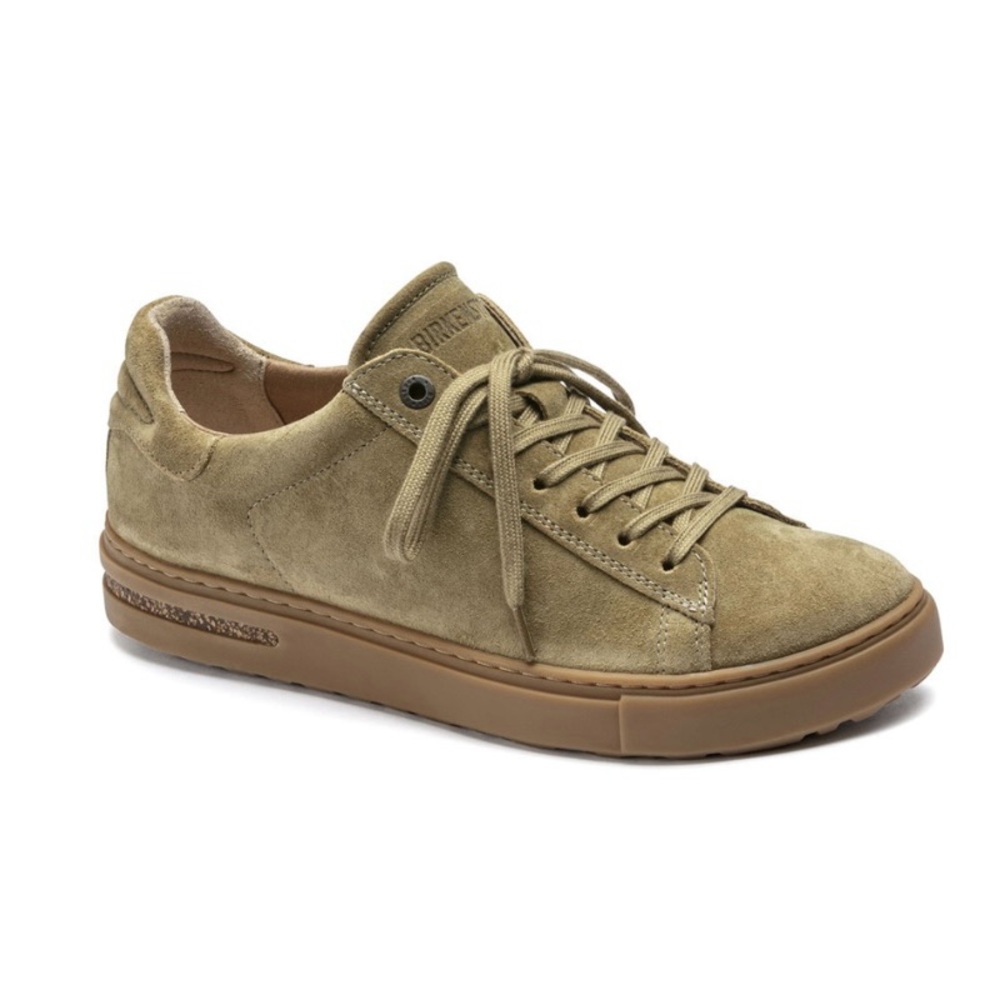 Birkenstock Bend Low Suede Leather in Khaki, size 36